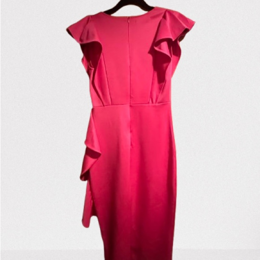 Asymmetrical Solid Evening Dress - image 3